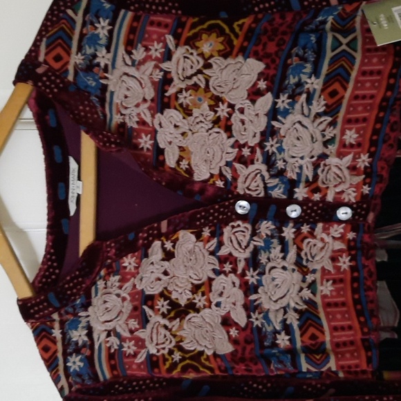 NWT JOHN MARK HIGH SOCIETY BLOUSE SZ S. - Picture 2 of 14